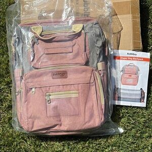 Pink Diaper Bag Backpack